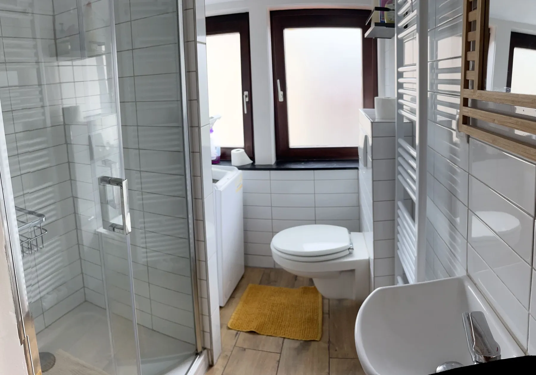 Badezimmer mit Dusche in Coburg