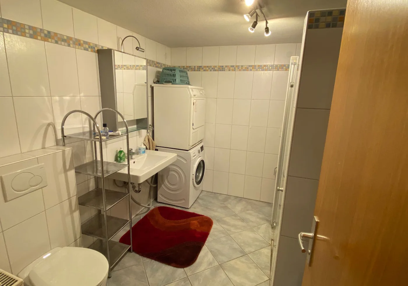 Badezimmer mit Dusche in Marktzeuln